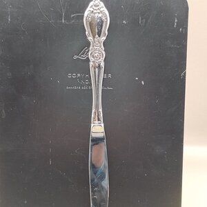 Oneida Community Stainless Steel Plantation pattern dinner knife floral glossy